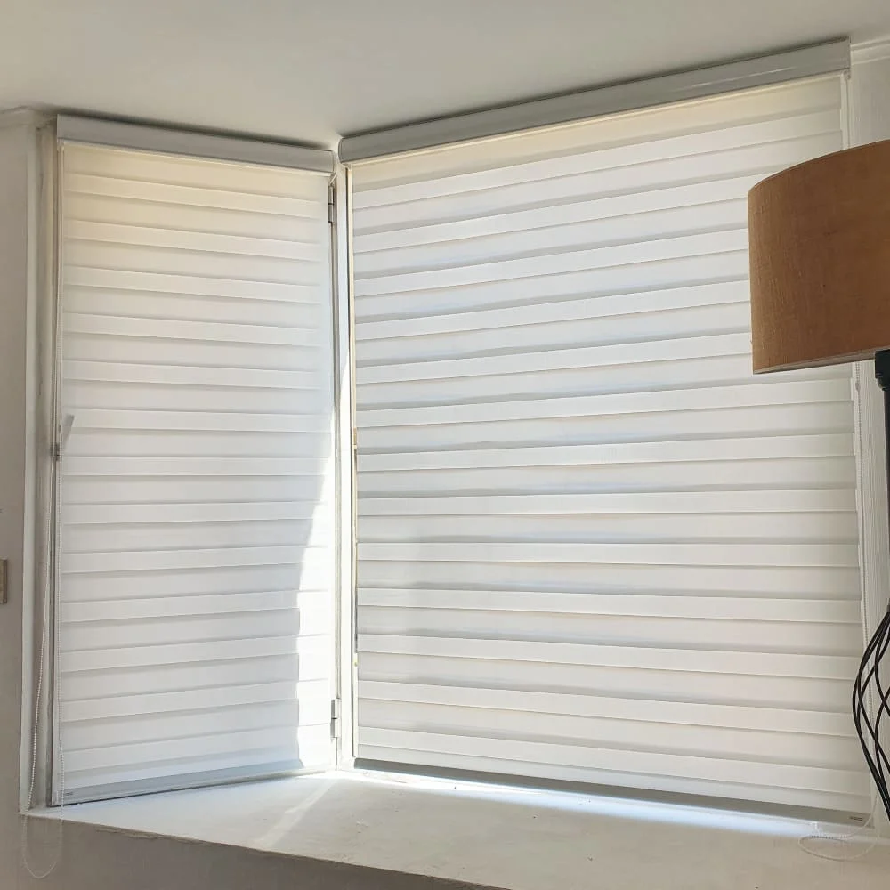 cortina roller duo blanco