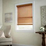 persianas de madera living room