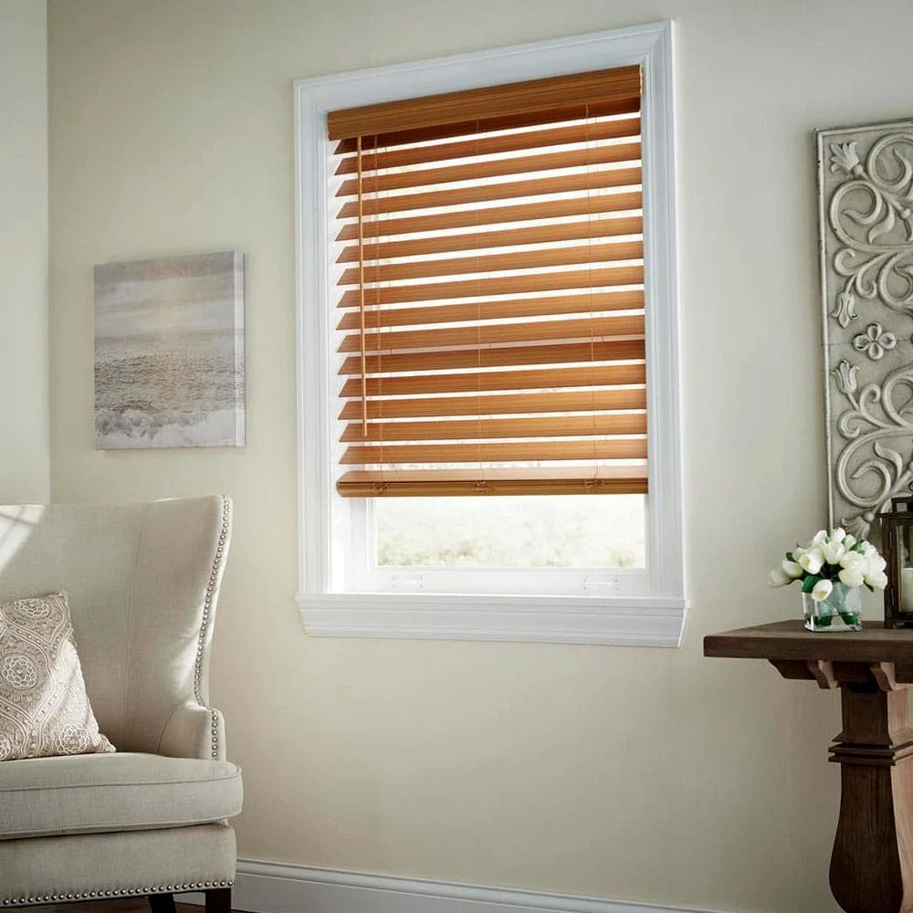 persianas de madera living room