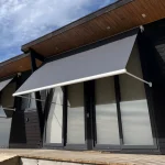 toldo pivotante gris espacio exterior